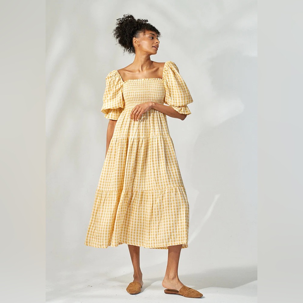 Nothing Fits But Kiko Yellow Gingham